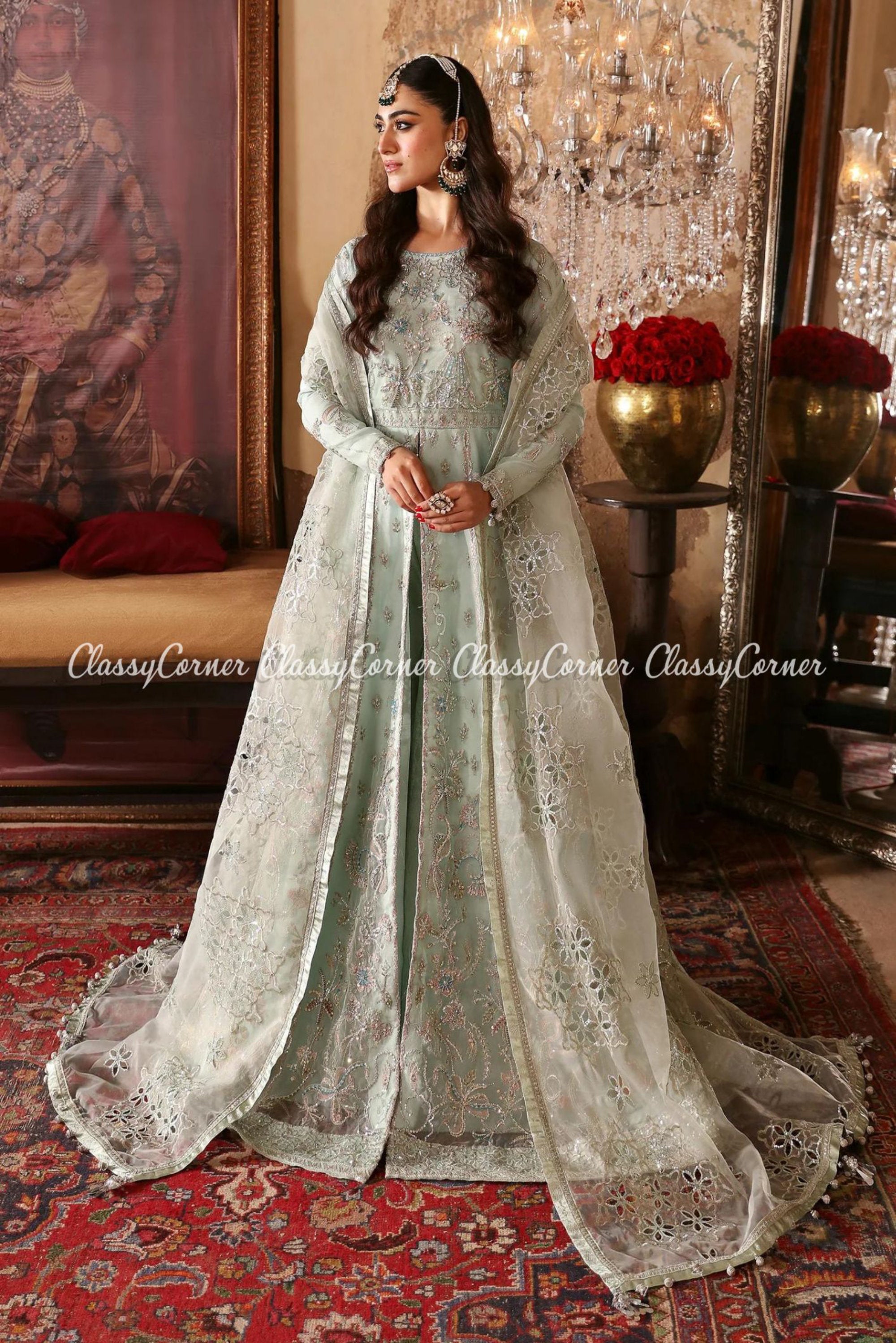 Buy Pakistani White Wedding Dress Online In India - Etsy India